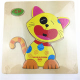1pc Wooden 3D Puzzle Jigsaw Wooden Toys For Children