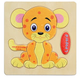 1pc Wooden 3D Puzzle Jigsaw Wooden Toys For Children