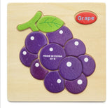 1pc Wooden 3D Puzzle Jigsaw Wooden Toys For Children