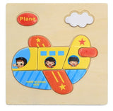 1pc Wooden 3D Puzzle Jigsaw Wooden Toys For Children